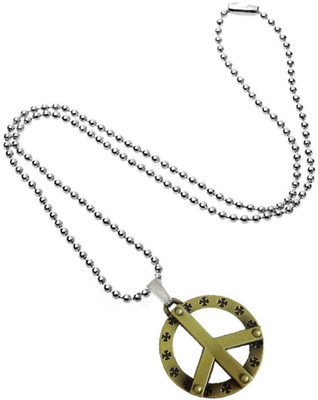 Rich & Famous Hollow Peace Pendant Metal Pendant