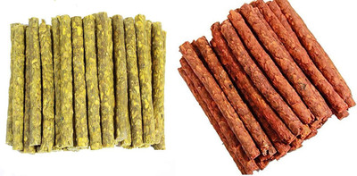 

PetNutro Munchy Sticks Chicken (250G) + Munchy Sticks Mutton (250G) Chicken, Mutton 500 g Dry Dog Food(Pack of 2)
