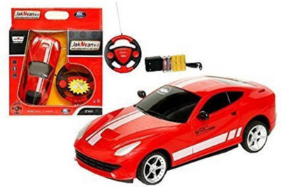 

skyler Rechargeable RC Racing Jackmean Car with Steering (Red)(Red)