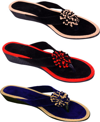 PM TRADERS Women Flats(Multicolor , 4)