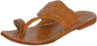 

Rajasthani Hub Men Brown Flats