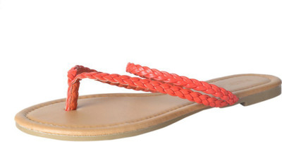 

People Women ORANGE Flats