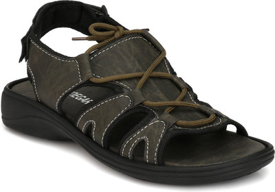 Shoegaro Men Green Sports Sandals