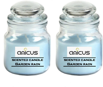 

Amicus Garden Rain Jar Candle 2 Pieces Set Each 84 Grams(84 g)