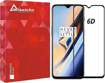 Valueactive Edge To Edge Tempered Glass for OnePlus 6T(Pack of 1)