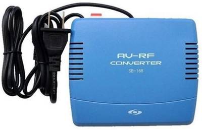 STONE-PRO  TV-out Cable RF Converter AV-RF AV-TV RCA Input To RF Output Media Streaming Device  (Sky Blue, For TV)