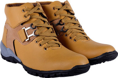 

DLS DLS Tan casual party wear boots shoes for men's Party Wear For Men (Tan) Boots For Men(Brown