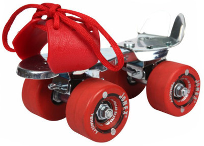 

Jonex Tenacity Red Adjustable Baby Roller Skates Quad Roller Skates - Size Free UK(Red)