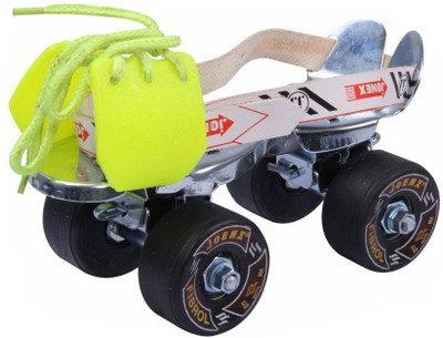 

Jonex Fibrol Green Adjustable Baby Roller Skates Quad Roller Skates - Size Free UK(Green)