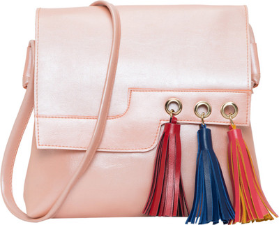 

Ree blue Girls Evening/Party, Casual, Formal, Sports Pink PU Sling Bag