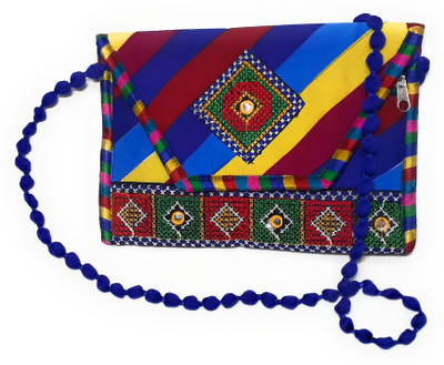 

Unique Fashion Women Evening/Party, Casual, Formal Multicolor Cotton Sling Bag