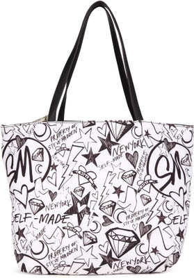 

Steve Madden Women Casual White PU Tote