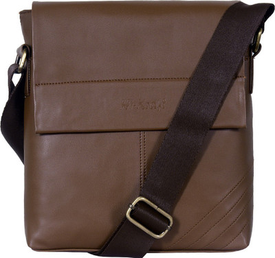 

VISHESH COLLECTIONS Men & Women Evening/Party, Casual Brown PU Sling Bag