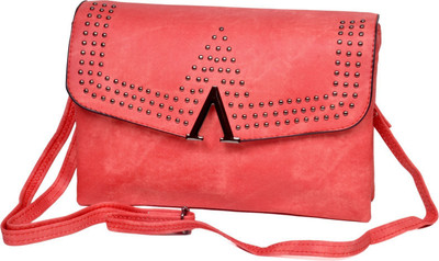 

Blossom Women Casual Red PU Sling Bag