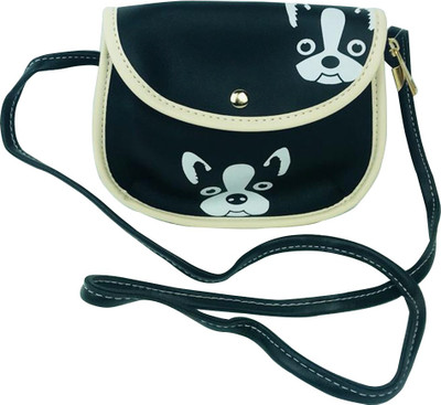 

Lelys Women Casual Black PU Sling Bag
