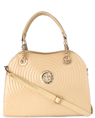 

Kleio Women Casual Beige PU Sling Bag