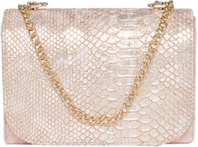 

TARUSA Women Casual Pink Synthetic Leather Sling Bag