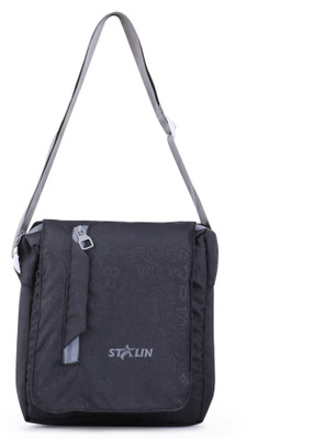 

STALIN Men & Women Casual, Formal Black PU Sling Bag