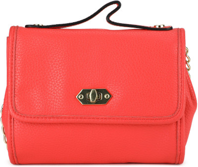 

Steve Madden Women Casual Orange PU Sling Bag