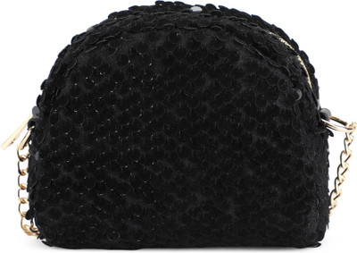 

Accessorize Women Casual Black PU Clutch