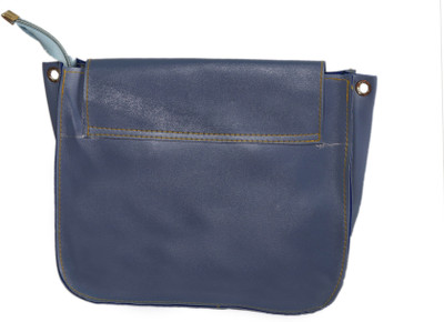 

DIVYANSH COLLECTION Girls Casual Blue PU Sling Bag