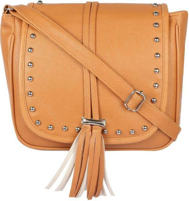 

SBS Girls Evening/Party, Casual, Formal Tan PU Sling Bag
