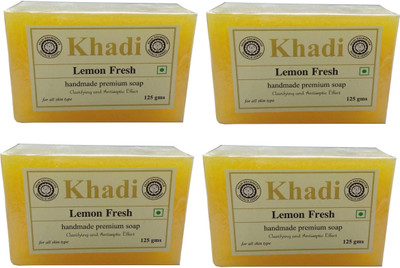 

Khadi Lemon Soap (Pack of 4 )(500 g, Pack of 4)