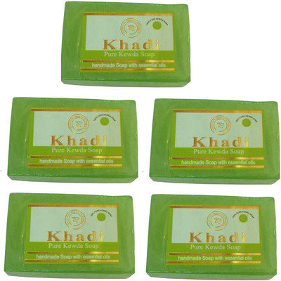 

Parvati Khadi Pure Kewda Soap (Pack of 6)(750 g, Pack of 6)