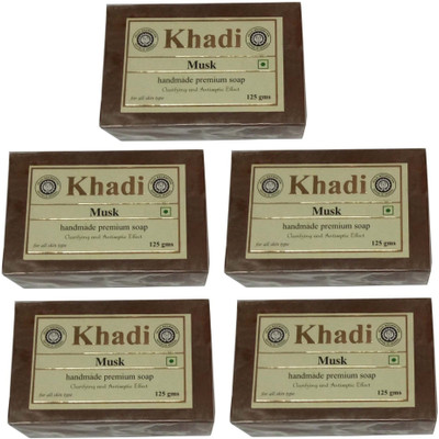 Khadi Shivalik Musk Soap (Pack of 5)(625 g, Pack of 5)