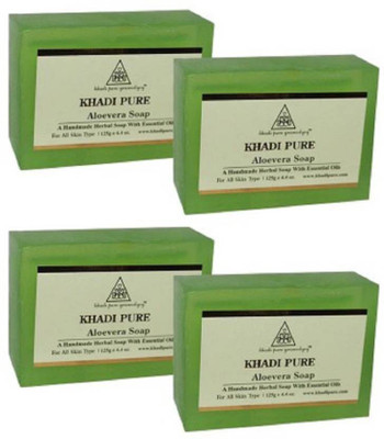 

Khadi Pure ALOEVERA SOAP - 125 gm (SET OF 4) (500 g, Pack of 4)(500 g, Pack of 4)