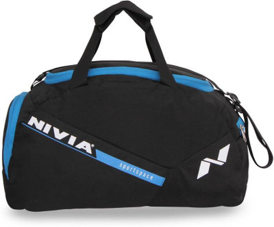 

Nivia Sports Pace Duffle Bag(Black, Kit Bag)