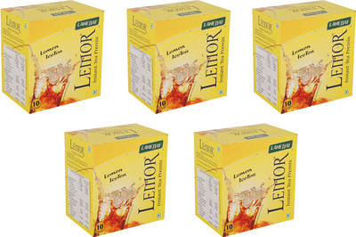 

Lemor Instant (5 Pack of 10 Sachets) Lemon Iced Tea Bags Box(40 g)