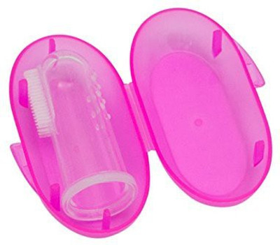 

DHAWARIYA'S Tung Cleaning Hygienic & Flexible New Born Baby Soft Silicon Tounge/Toungue Cleaner/Oral Care Finger Toothbrush for New Born Baby Toung/Tongue (Age 0 Month +) with Free Box Extra Soft Toothbrush