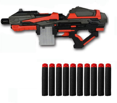 

Emob High Speed Soft Bullet Blaze Storm Gun Toy with 10 Soft Foam Darts for Kids(Multicolor)