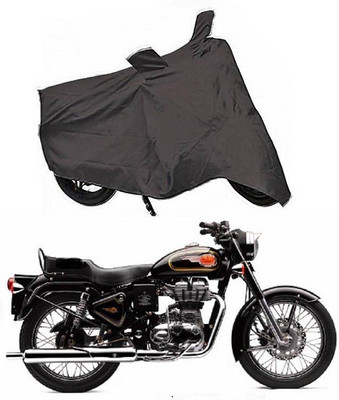 Dutek Two Wheeler Cover for Royal Enfield(Bullet 350, Grey)