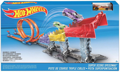 

Hot Wheels SUPER SCORE SPEEDWAY TRACK SET - DJC05(Blue)