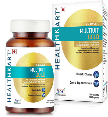 

Healthkart Multivit Gold with Multivitamin , 90 capsules(500 g)