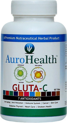 

AuroHealth Gluta C consists of 7 powerful antioxidants - herbal products 60 capsules(250 mg)