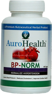 

AuroHealth BP-Norm maintain Normal Blood Pressure - 60 Capsules 140 mg Herbal products(140 mg)