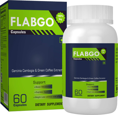 

Flabgo Combination of Garcinia Cambogia & Green Coffee Extract Fat Burner-60 Capsules(60 No)