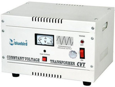 

Bluebird 500VA CONSTANT VOLTAGE TRANSFORMER(Light Grey)