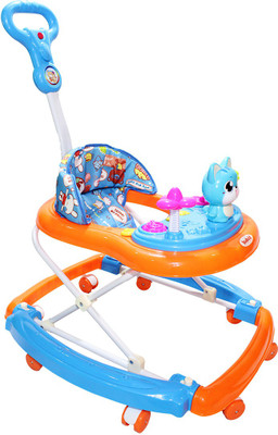 

Blubud Musical 3-in-1 Walker With Parent Rod(Orange)