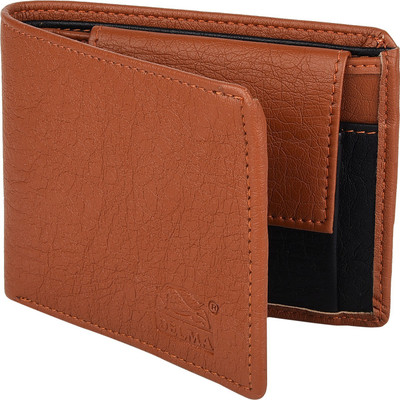 

delma Men Beige Artificial Leather Wallet(7 Card Slots), Tan