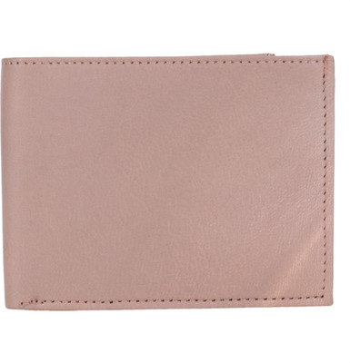 

Craftwood Men Pink Genuine Leather Wallet(5 Card Slots)