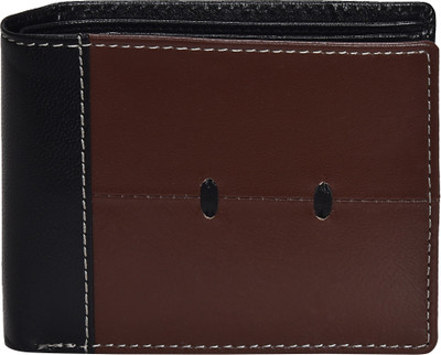 

Peseta Men Black Genuine Leather Wallet(8 Card Slots)