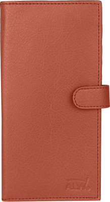 ALW Women Tan Artificial Leather Card Holder(11 Card Slots)