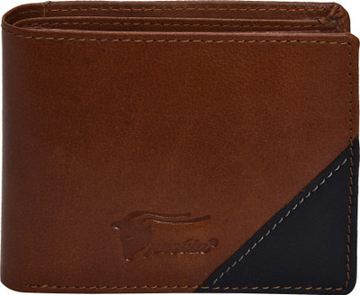 

Peseta Men Tan Genuine Leather Wallet(8 Card Slots)
