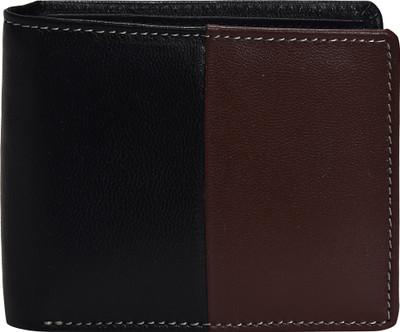 

Peseta Men Black Genuine Leather Wallet(8 Card Slots)