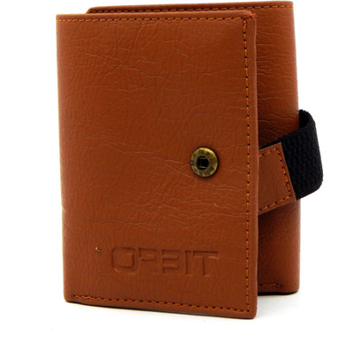 

Orbit Men Beige Genuine Leather, Fabric Wallet(4 Card Slots), Rust
