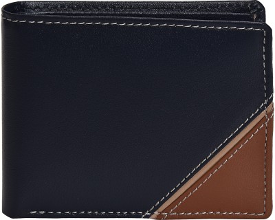 

Peseta Men Blue Genuine Leather Wallet(8 Card Slots), Navy